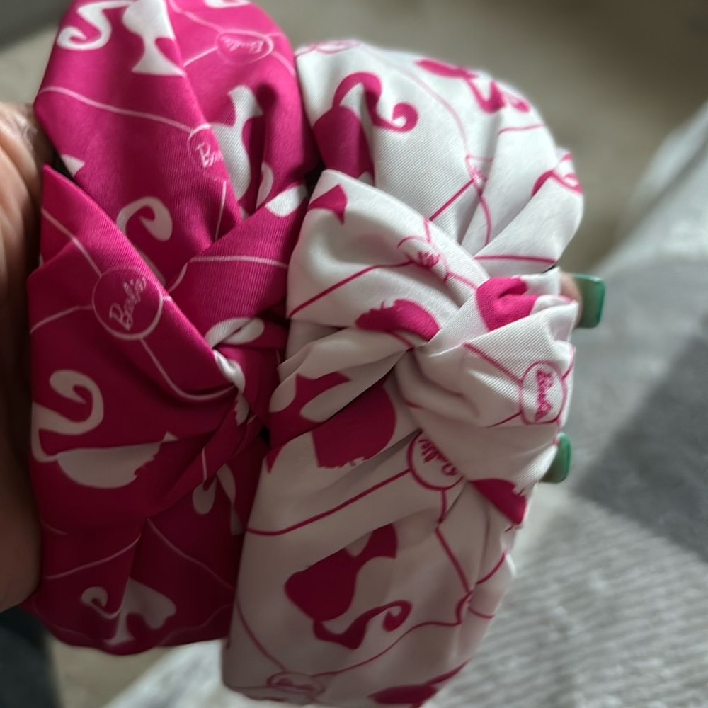 Barbie head bands set of 2/free lipgloss with purchase